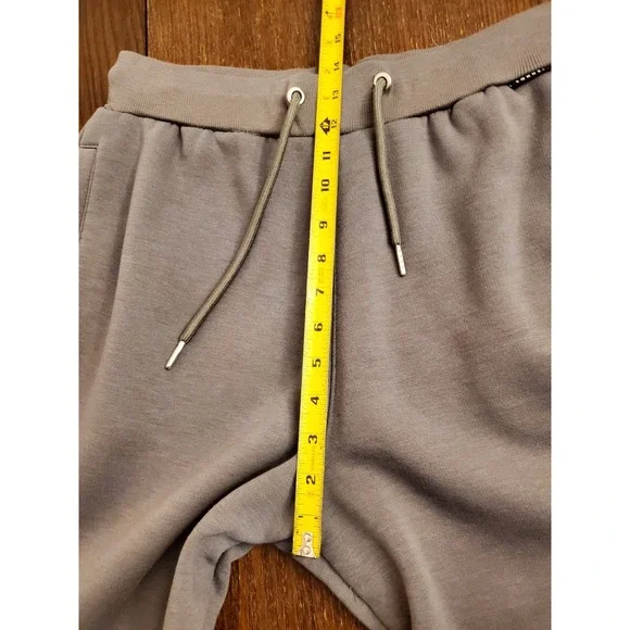 Sonneti London Mens Small Gray Fleece Shorts 9" Inseam -Logo Drawstring, Pockets - Picture 11 of 16